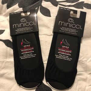 Minicci peep toe socks